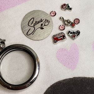 Selena quintanilla locket and charms